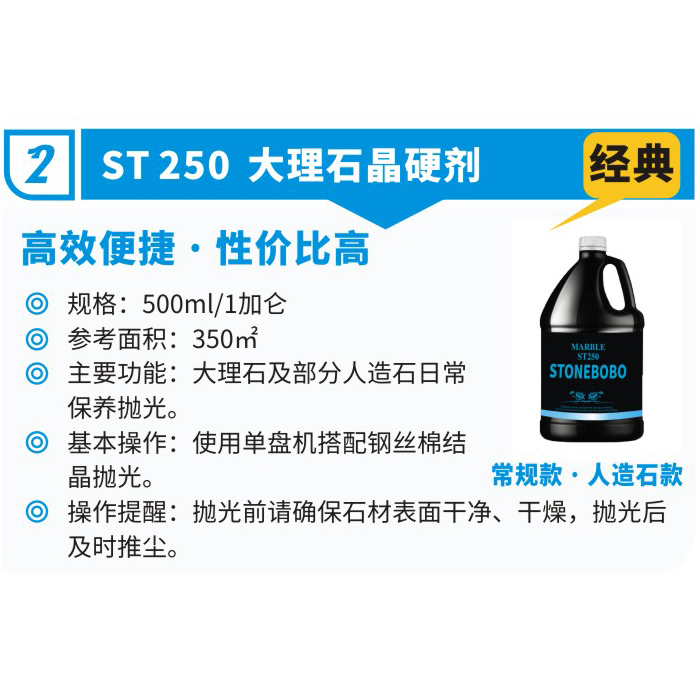 ST250大理石晶硬剂3.8L